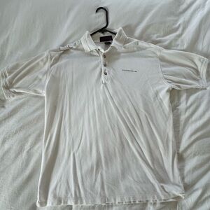 Genuine Porsche Design Men's White Polo Shirt